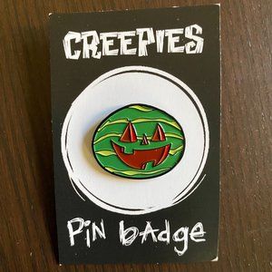 Summer Pumpkin Soft Enamel Pin Badge - Halloween - Watermelon